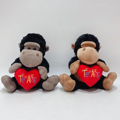 Felpa Toy Gorilla With Red Heart Item con auditoría de BSCI