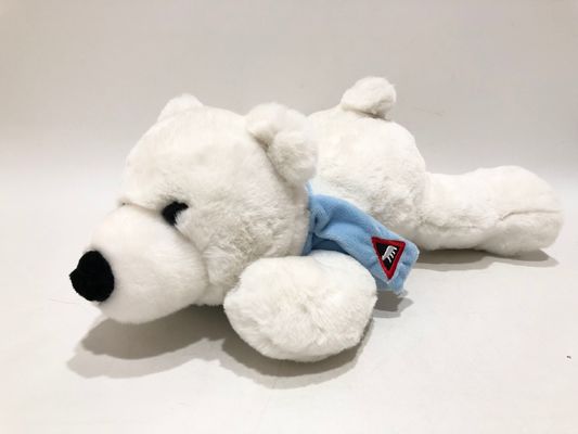 El regalo del algodón del 100% PP rellenó la pequeña felpa de mentira Toy Gifts For Kids del oso polar