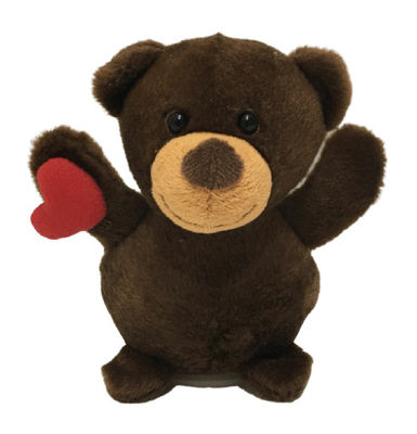 el 15cm 6&quot; tarjetas del día de San Valentín grandes Teddy Bear Big Stuffed Animals para el presente de la novia del día de tarjetas del día de San Valentín