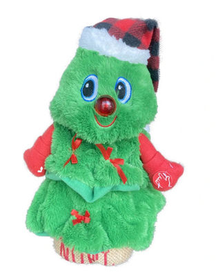 Luces de Santa Tree Plush Toy With de la Navidad