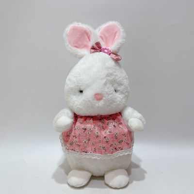 Felpa animal derecha preciosa Toy For Children del conejo de los 32CM