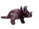 Poliéster púrpura del Triceratops de la felpa que rellena los juguetes los 26cm