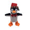 Pingüino de la felpa de la Navidad de la obstrucción del canto que camina los 33cm