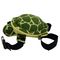 Tamaño manchado verde los 45cm del niño del protector de la nalga de la tortuga de la felpa para las actividades al aire libre