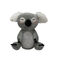 20 cm Grey Talking Back Plush Toy que repite algodón de discurso de la koala el 100% PP dentro