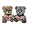 18 cm2s de los colores de la felpa de Toy With Heart For Valentine de los osos regalo del día de S '