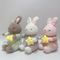 Felpa animal preciosa Toy For Kids del conejo de los 23CM que se sienta
