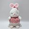 Felpa animal derecha preciosa Toy For Children del conejo de los 32CM
