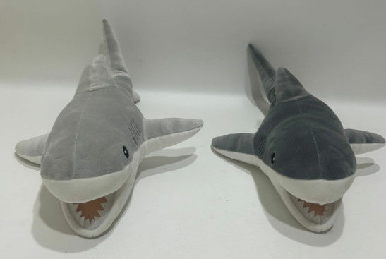Tiburón Dos colores gris y negro juguetes de animales marinos 2023 Venta caliente Niños / Niños como regalos