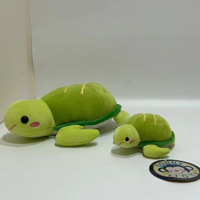 Animales marinos de Kawaii Pequeña y gran tortuga juguete elástico juguete de relleno súper suave
