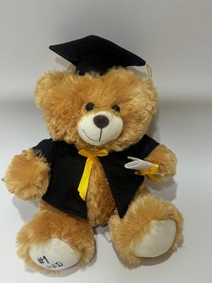 Graduación oso peluche muñeco de peluche muñeco de consuelo bebé