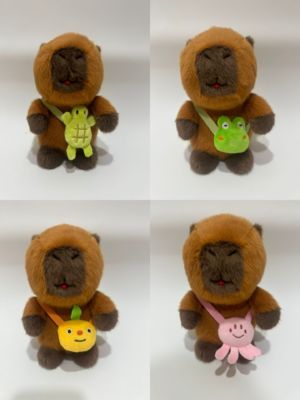 Hablando de nuevo y moviendo capibara con diferente bolso de peluche juguete electrónico juguete mejor regalo para niños