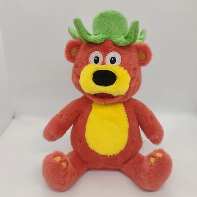 Grabación y repetición de movimiento de izquierda a derecha del oso de fresa