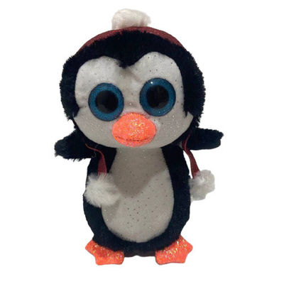 el 18cm repetición de la grabación del peluche del pingüino de 7,09 de la pulgada de la Navidad juguetes de la felpa
