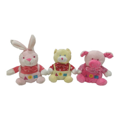 historieta rellena los 7.87in Cat Plush Toy With Bell de los 0.2M Bunny With Long Ears Pig