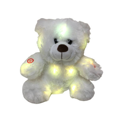 SGS animal de Toy Big White Bear Stuffed de la felpa colorida de los 0.25M los 9.84ft LED