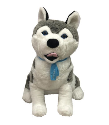 los 0.33m regalo grande de la ducha de Husky Stuffed Animal Soft Toy del siberiano de 12,99 pulgadas