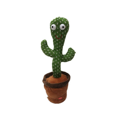 Registración repitiendo la felpa Toy Customized del cactus del canto del baile