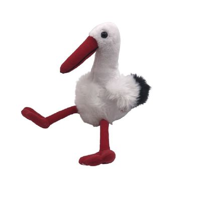 Repetición de la felpa de registración Toy Moving White Stork
