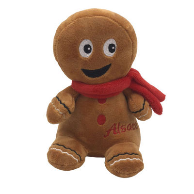 Brown que registra repitiendo a Ginger Man With una bufanda roja
