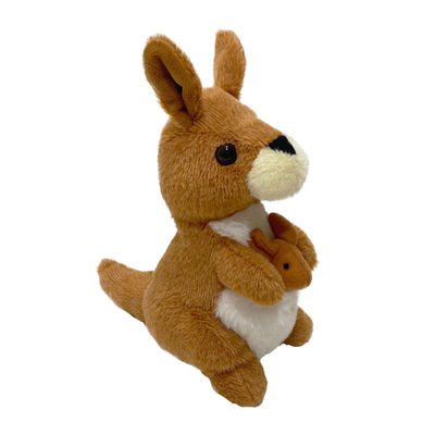 juguetes de registración de Toy Talking Back Kangaroo Animation de la felpa de los 22Cm Brown