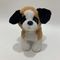 18 Cm 4 ASSTD Cute Plush Standing Dogs Toys con Blingbling Big Eyes