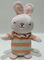 Pascua Bunny Talking Rabbit Repeats What usted dice el animal doméstico electrónico interactivo, el baile y Shak del peluche de la felpa del robot