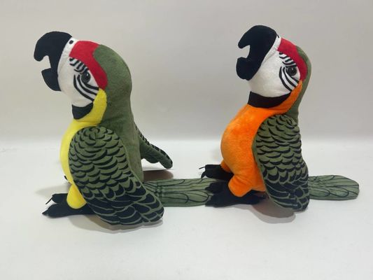Juguetes llenos de loro de dos tonos de 22 cm para niños Juguetes llenos de algodón de PP