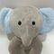 2023 Nueva llegada de juguetes de peluche para bebés Anillo de peluche Elefante con cascabel Fábrica BSCI