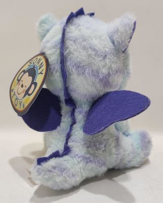 Mueve el gato de dinosaurio de ojos grandes Impresión de juguete de peluche eléctrico grabación de función de habla