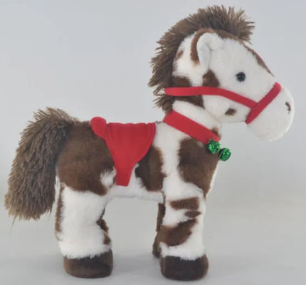 Caballo de paseo musical exquisito juguete de peluche BSCI Auditoría fábrica de peluche