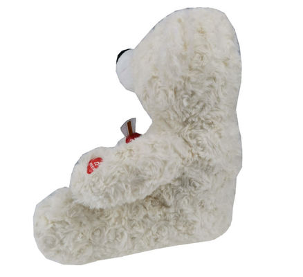 Venta caliente de luz LED animal relleno colorido brillante peluche oso de peluche proyección de luz cuna peluche oso de peluche