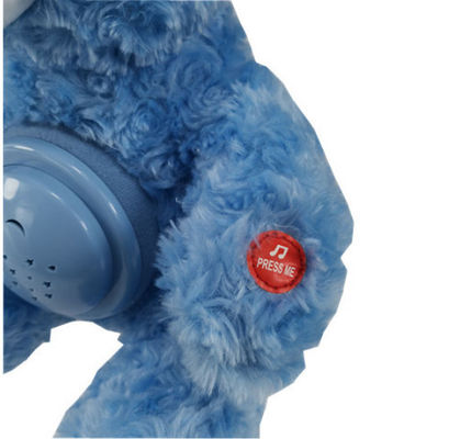 Venta caliente de animales llenos de LED coloridos brillantes de peluche oso de peluche proyección de luz cuna de peluche oso de peluche