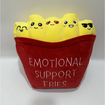 Fritas emocionales 35cm Cute Apoyo almohada Decoración para el hogar Juguete de peluche