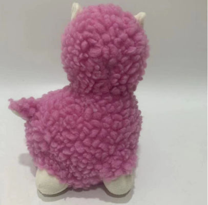 Grabación y repetición de logotipos personalizados de peluche Animales animados juguete de bebé Llama relleno juguete