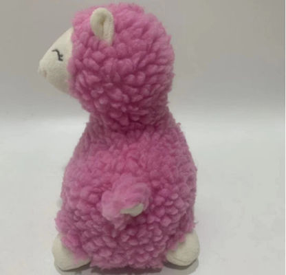 Grabación y repetición de logotipos personalizados de peluche Animales animados juguete de bebé Llama relleno juguete