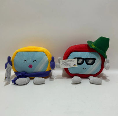 Personalizadas 14cm Rojo y Amarillo Cable Car Mascota Muñecas Plush