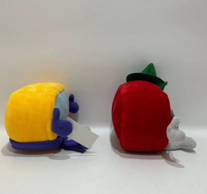 Personalizadas 14cm Rojo y Amarillo Cable Car Mascota Muñecas Plush