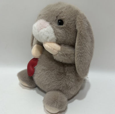 Conejito de peluche adorable niños divertidos regalos PP relleno juguetes de la cuna