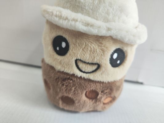 Grabación y repetición Bubble Tea Plush Toy juguete electrónico juguete funcional mejor regalo para niños