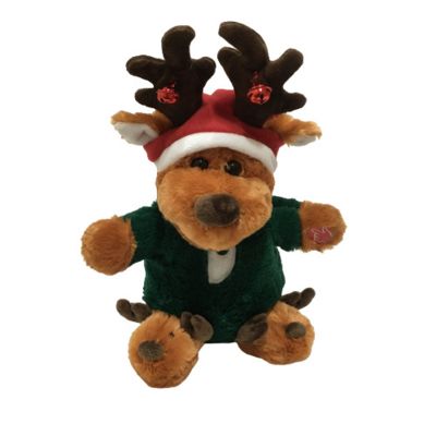 Niños Regalo de Navidad Cerdo divertido con pies temblorosos y cantando juguete de peluche juguete electrónico