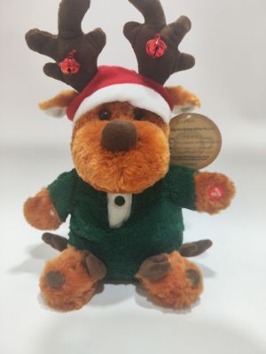 Niños Regalo de Navidad Cerdo divertido con pies temblorosos y cantando juguete de peluche juguete electrónico