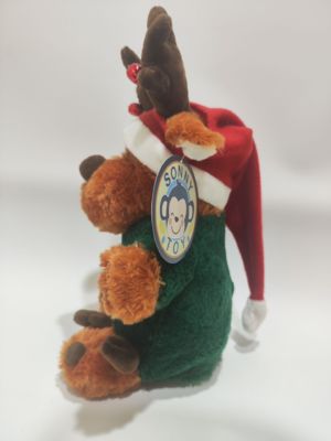 Niños Regalo de Navidad Cerdo divertido con pies temblorosos y cantando juguete de peluche juguete electrónico