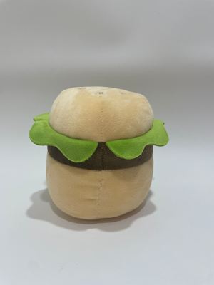 Juguetes de peluche de hamburguesas variadas, animales rellenos de comida linda para niños y decoración del hogar