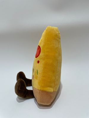 7 piezas de peluches de pizza surtidos, animales de peluche de comida lindos para niños y decoración del hogar
