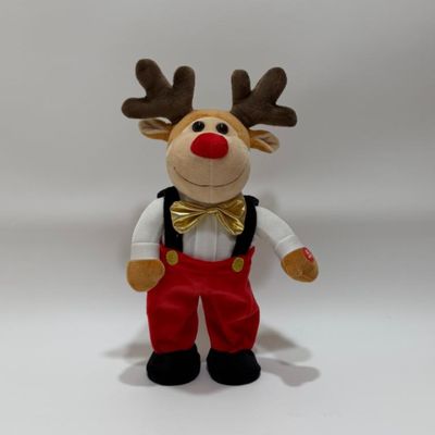 Cantando y Bailando Santa Claus y Reno Navideños