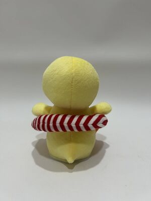 Grabación y repetición de un pato que se mueve a la izquierda y a la derecha con un flotador