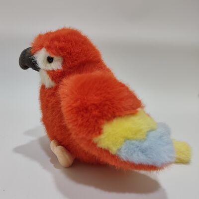 5 Assorted Plush Parrot Toys Colorful Soft Stuffed Birds Collection
