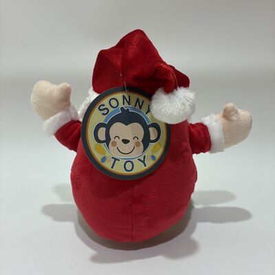 Christmas Singing & Circling Santa Plush Toy with Music