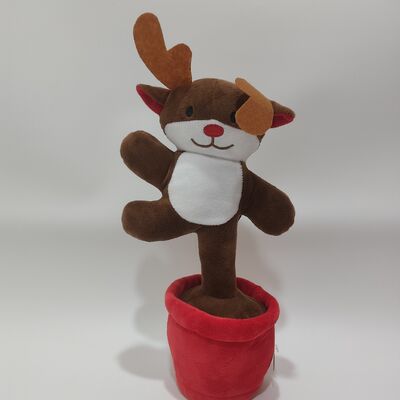 Cantar y bailar Serie de Navidad Papá Noel Hombre pan de jengibre Árbol de Navidad Pingüinos Alce